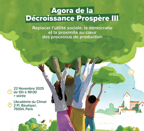 Elio Possoz à l'Agora de la Décroissance prospère