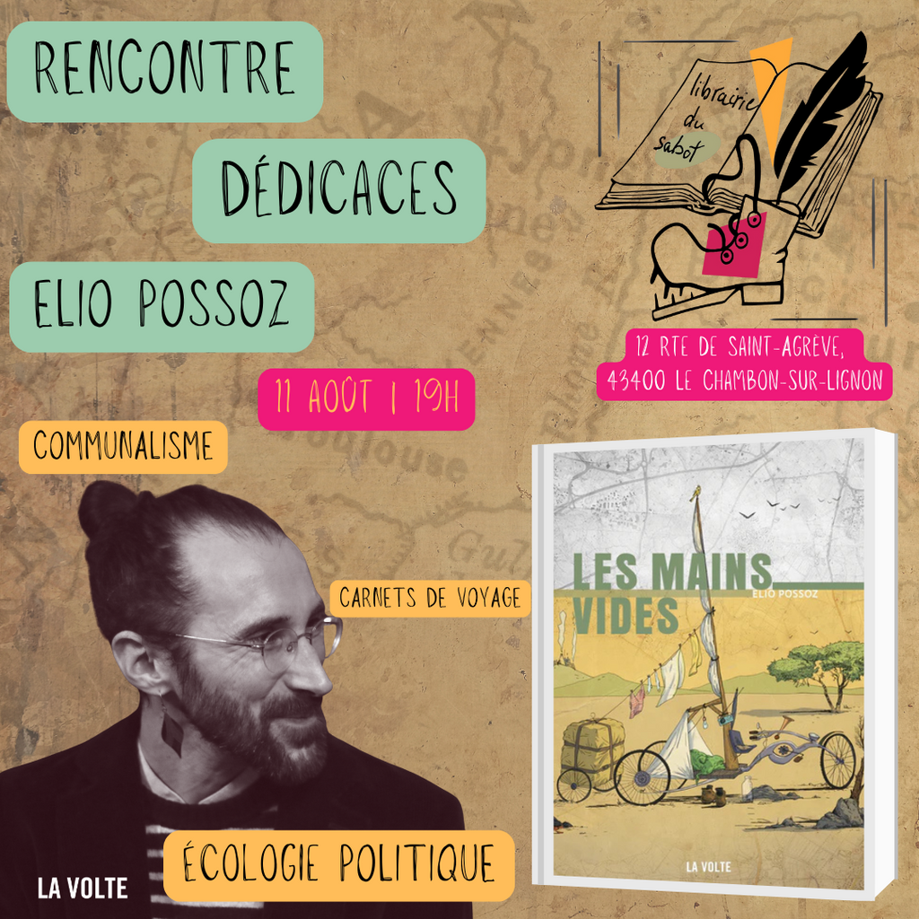 Le-Chambon-sur-Lignon (43) - Rencontre avec Elio Possoz à la Librairie du Sabot